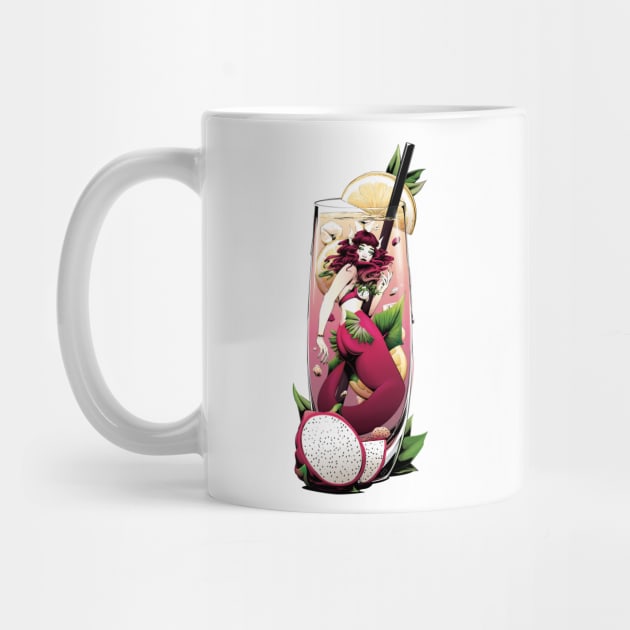 Dragon Fruit Mermaid by redappletees